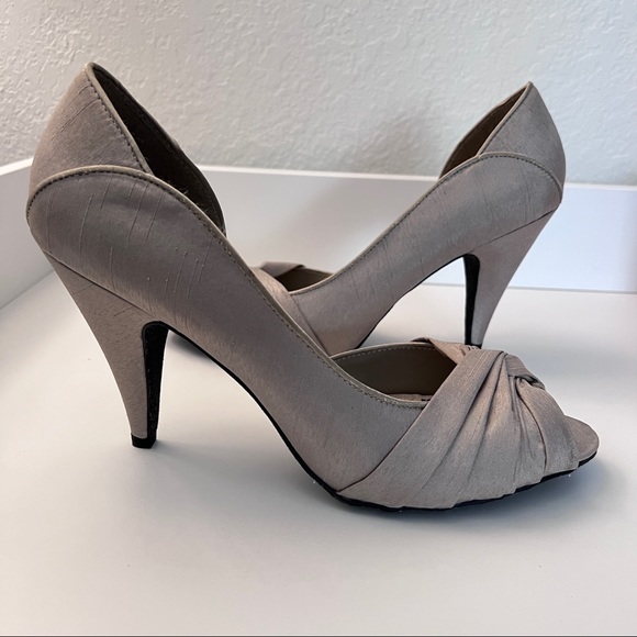 Retro Rocketdog Open Toe Thai Silk Heels Size 11 - Picture 1 of 9